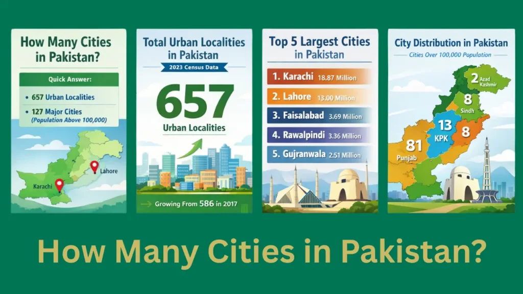 How Many Cities in Pakistan?