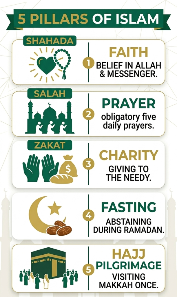 5 pillers of islam
