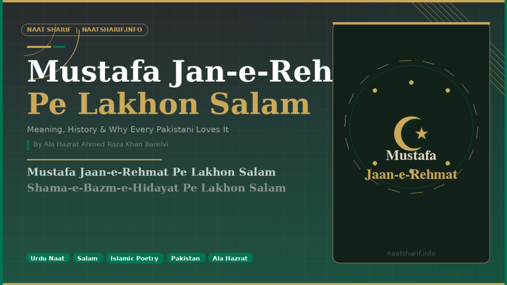 Mustafa Jan E Rehmat Naat Lyrics