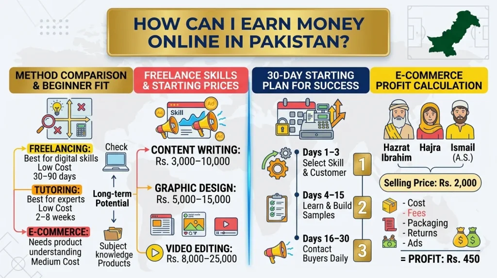 How Can I Earn Money Online in Pakistan